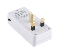 Protecteur de tension LED, 230V, sur-tension et sous-tension, prise universelle, prise UK, bon marché