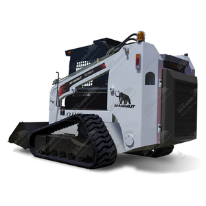 Mammut Compact Skid Steer Loaderrubber Track Type Cargador frontal chino 25hp 27hp Epa Engine <span class=keywords><strong>Mini</strong></span> Skis Steer Loader para la venta - Product Image 4