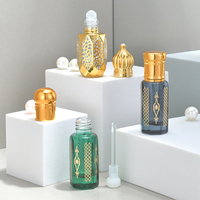 Meilleur Prix Bouteille de Parfum Roll-on 3ml 6ml 12ml, Flacon de Parfum Premium en Verre Portable