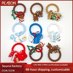 สร้อยข้อมือซิลิโคนเกรดอาหารสำหรับเด็กทารก ปลอดสาร BPA ของเล่นกัดสำหรับเด็กวัยหัดเดิน ของเล่นกัดสำหรับเด็กเล็ก ของขวัญปลอบประโลมเด็กอ่อน ขายส่ง - Product Image 1