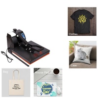 Presse à transfert thermique plate 38x38 cm pour sublimation, machine d'impression par transfert thermique pour t-shirts, presse à chaud pour t-shirts