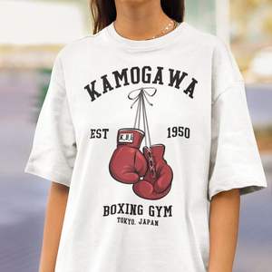 Camiseta de algodón puro vintage con estampado de Hajime No Ippo para hombre y mujer, estilo streetwear, divertida, <span class=keywords><strong>manga</strong></span> Kamagawa <span class=keywords><strong>Boxing</strong></span> Gym - Product Image 4