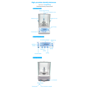Balance numérique de haute précision Veidt Weighing China pour BONITA MTL-MD313, balance de mesure de densité - Product Image 1