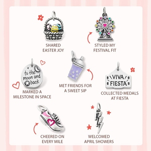 Bijoux en émail sur le thème de <span class=keywords><strong>James</strong></span> Avery en argent sterling S925 - Bracelet, collier, pendentif DIY pour Pâques, les fêtes et la vie quotidienne - Product Image 1