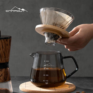 Carafe filtrante à café en verre Campout 2,0 L légère pour infusion parfuite, pot de partage couleur unie - Product Image 5