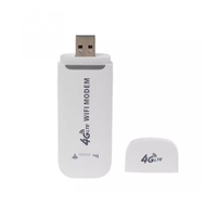Modem Internet Nirkabel 4G Dongle USB ABS Kecil dengan 150M LTE, Masukkan Kartu SIM dan WIFI Kartu Internet Nirkabel 4G