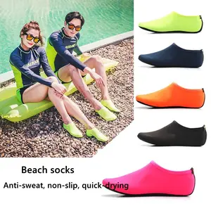 Sản Phẩm Mới Ollas Giày Da Aqua Socks Cho Bãi Biển Bơi, Giày Đi Biển Neoprene Thời Trang