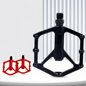 Pedales de Bicicleta de Montaña de Aleación de Aluminio en Forma de Y, Plataforma Antideslizante, Eje de Acero con Rodamientos, Negro, Rojo, Azul Rey, Sin Importar - Product Image 1