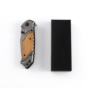 Couteau pliant Bochen X49 avec manche en bois d'olivier, lame à pointe tombante, couteau de poche pour la randonnée, le camping, la chasse, EDC - Product Image 6