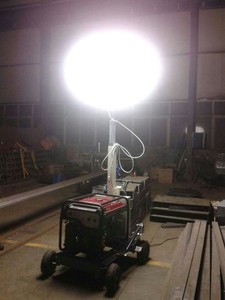 Tour d'éclairage portable diesel 5-7 m pour chantier de construction, tour d'éclairage extérieur à haut mât, <span class=keywords><strong>prix</strong></span> - Product Image 4