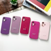 Coque en silicone liquide pour iPhone 17, iPhone 16 Pro Max / 15 / 14 - Protection complète contre les chutes, sensation de peau 13