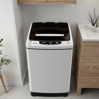 Lave-linge/sécheuse électrique à chargement par le haut de 10 kg, entièrement automatique, tout-en-un, économe en énergie, portable, interface en anglais