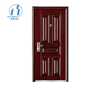 ประตูเหล็ก ZHOULV สําหรับทางเข้าหลักบ้าน การออกแบบประตูหลักรูปแบบใหม่