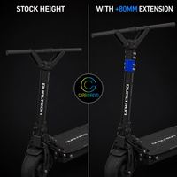 Extension de Guidon Carbonrevo Dualtron pour Trottinette – Haute Qualité pour la Mobilité Urbaine, Performance Stable