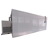 Professionele roestvrijstalen PLC-gestuurde tray-droogmachine voor pasta, noedels, groenten & fruit, capaciteit 500-2000 kg per batch