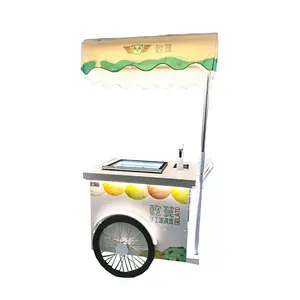 Özel dondurma gıda sepeti dondurma römork dondurulmuş mobil araç soğutucu gıda römork dondurma makinesi
