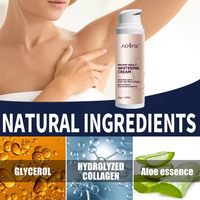 Crème éclaircissante instantanée pour le corps, le visage et les aisselles, pour peaux noires, marque privée