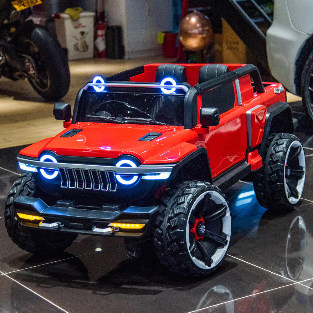 Rouge 12V14 Chaowei double batterie siège souple 775 moteur mousse roue cadeau