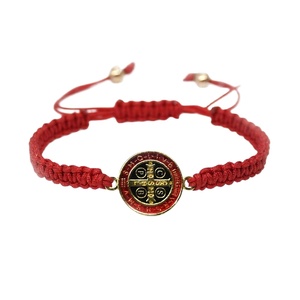 2025 nuevo DS cordón rojo St Benedict <span class=keywords><strong>pulsera</strong></span> <span class=keywords><strong>San</strong></span> <span class=keywords><strong>Benito</strong></span> <span class=keywords><strong>pulsera</strong></span> pulseras mexicanas para hombres Medalla De <span class=keywords><strong>San</strong></span> <span class=keywords><strong>Benito</strong></span> St Benedict medallas - Product Image 4