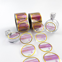 Etiquetas Adhesivas Transparentes Personalizadas para Cosméticos, Impresión de Etiquetas Resistentes al Agua