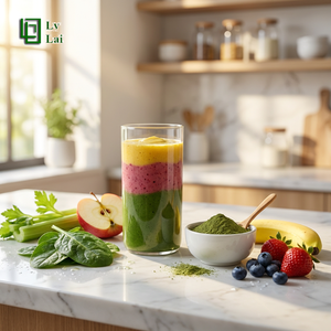 Polvo de jugo mixto de <span class=keywords><strong>frutas</strong></span> y verduras <span class=keywords><strong>naturales</strong></span>, liofilizado, rico en vitaminas y personalizable. - Product Image 4