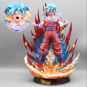 <span class=keywords><strong>Figurine</strong></span> Dragon Son <span class=keywords><strong>Goku</strong></span> aux Cheveux Bleus <span class=keywords><strong>Super</strong></span> <span class=keywords><strong>Saiyan</strong></span> DBZ 45CM, Cadeau de Collection, Statue Japonaise, <span class=keywords><strong>Figurine</strong></span> Anime en PVC, Jouet - Product Image 2