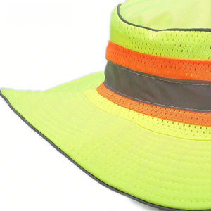 Bande réfléchissante Highlight Chapeau réfléchissant à larges bords Chapeau fluorescent Sunsaade pour l'assainissement d'été Protection solaire - Product Image 5