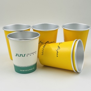 Gobelet en papier aluminium jetable à paroi simple/double pour café et boissons, vente en gros - Product Image 4