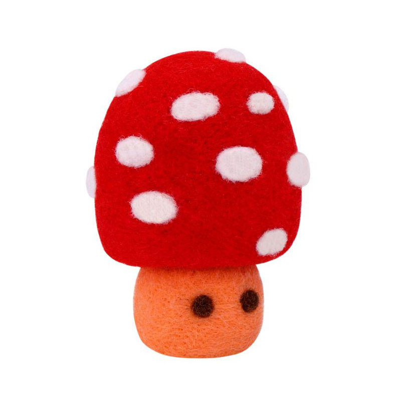 Gros champignons rouges