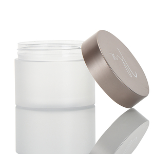 100g 200g 300g 500g Luxury Empty OEM Cosmetic Containers Tranpsarent PET Cosmetic Packaging Plastic Cream Jar With Lid