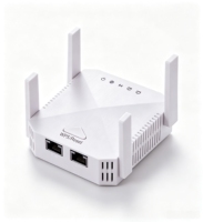 Répéteur WiFi sans fil 300 Mbps avec 4 antennes à gain élevé, ports WAN/LAN, mode routeur WPS, OEM/ODM