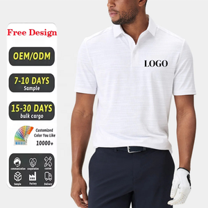 <span class=keywords><strong>Polo</strong></span> Personalizzabile ad Asciugatura Rapida in Jacquard UPF50+ Rinfrescante per <span class=keywords><strong>Golf</strong></span>, Elasticizzata in <span class=keywords><strong>4</strong></span> Direzioni, Traspirante, Abbigliamento Sportivo da Uomo - Product Image 1