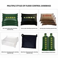 Sacs anti-inondation en jute biodégradables naturels, absorbants et auto-extensibles, alternative réutilisable aux sacs de sable pour le contrôle rapide des inondations