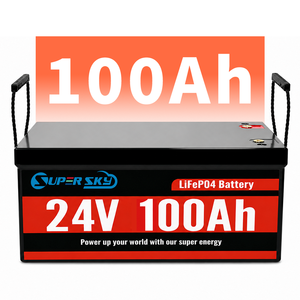แบตเตอรี่เก็บพลังงานภายในบ้าน Lifepo4 24v 100ah พร้อมระบบจัดการแบตเตอรี่อัจฉริยะ (Smart BMS) บลูทูธ แบตเตอรี่ลิเธียมไอออน ชุดแบตเตอรี่ลิเธียม 12.8v - Product Image 1