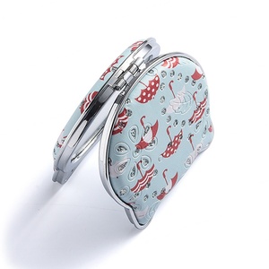 Cosmetic Make up Pocket <b>Mirror</b> Mini Wholesale Small Fold Portable Travel Cat Shape PU Diamond Painting <b>Mirror</b> <b>Compact</b> <b>Mirror</b> - Product Image 5