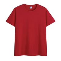 T-shirt décontracté personnalisable pour homme, col rond, manches courtes, en jersey de coton pur, respirant, coupe classique, avec impression de logo