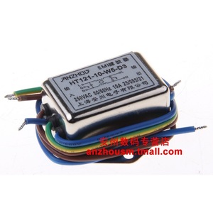 Filtro de Potencia EMI Anzhou HT121 10A 250VAC de Modo Común para Equipos Eléctricos - Product Image 1