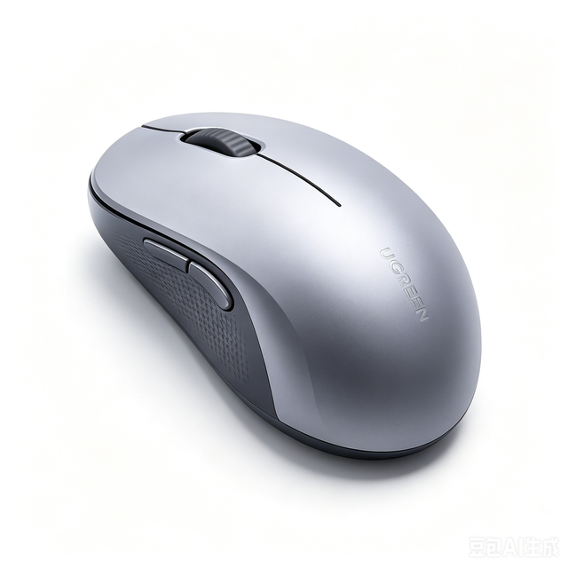 UGREEN Wireless for Silent Rechargeable Dual-Mode Ergonomic Mouse for Laptops and Office Use