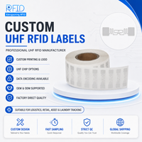 Etichetta RFID UHF 860-960MHz in Carta Opaca Adesiva per Sistema di Gestione e Tracciamento Beni in Cantieri Edili