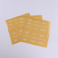 Autocollant de tableau noir en papier enduit UV anti-contrefaçon pour marquer les ingrédients de cuisine