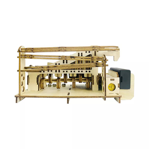 IIECREATE solaire marbre course course bricolage jouet Kit <span class=keywords><strong>3D</strong></span> en bois <span class=keywords><strong>Puzzle</strong></span> labyrinthe boule assemblage <span class=keywords><strong>Puzzle</strong></span> éducatif pour unisexe enfants 5 7 ans - Product Image 3