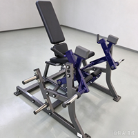 Machine de musculation professionnelle à charge par plaques pour soulevé de cuisse assis et extension de jambe, idéale pour la musculation et les centres de fitness