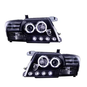 RAMAND Retrofit Led Headlight Front Light Assembly For Mitsubishi Pajero V73 2004-2011 refitting head lamps for V73