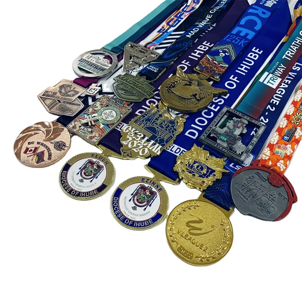 Design Your Own Arts Award Gold Silver Bronze Metal Logo Running Finisher Zinc Alloy Gym Volleyball Custom Sport Medal