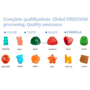 סוכריות גומי קולגן להלבנה עם חומץ תפוחים, ויטמין <span class=keywords><strong>C</strong></span>, ביוטין, לעור, לעיצוב ישבן גדול, סוכריות גומי רכות. - Product Image 2