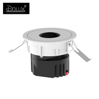 DGLUX – Spot de haute qualité en aluminium moulé sous pression, COB, éclairage de bureau encastré, réglable, 5, 7, 9, 10, 12, 15, 18, 20 watts, Led