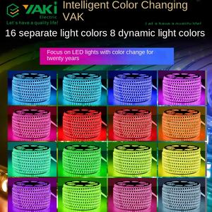 YAKI esterno impermeabile <span class=keywords><strong>Neon</strong></span> LED luce morbida striscia <span class=keywords><strong>colorata</strong></span> lanterna tendone acqua corrente <span class=keywords><strong>lampada</strong></span> IP65 paesaggio segno di applicazione - Product Image 5