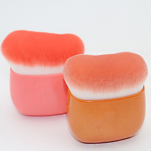 Corrector sintético plano de nuevo diseño, aplicación de colorete, <span class=keywords><strong>maquillaje</strong></span> esencial, base de cerdas suaves, cepillo de bronceado Kabuki individual - Product Image 3