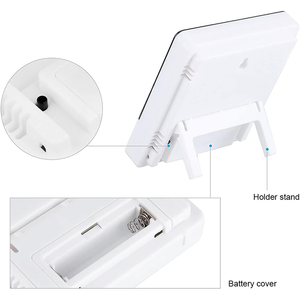 Termômetro Higrômetro Digital de Alta Precisão para Ambientes Internos e Externos, Display LCD com Calendário - Product Image 5