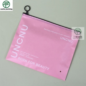 Custom Frosted CPE Material Package Socks Shoes Underwear <b>Pants</b> T-shirt Dress Skirt Swimsuit Yoga Suit Wig Clothing Zipper Bag - Product Image 1